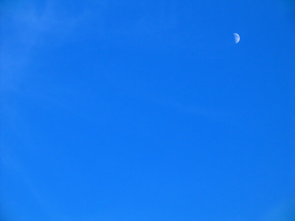 Moon and sky