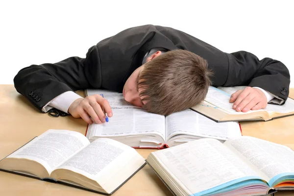 Estudiante cansado Imagen de stock