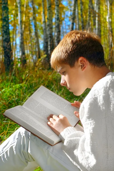 Chłopiec czytanie — Zdjęcie stockowe