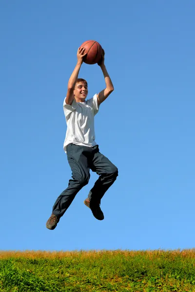 Basketbalový trénink — Stock fotografie