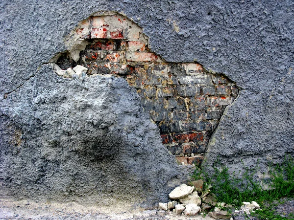 Mur fissuré — Photo