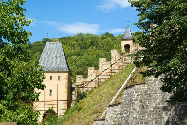 Karlstein slott – stockfoto