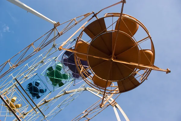 Ferris wheel cabins — Stock Photo, Image