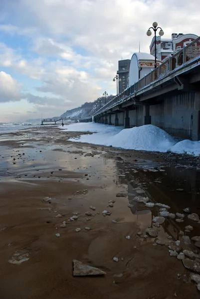 サンクトペテルブルクのバルト海堤防 — ストック写真