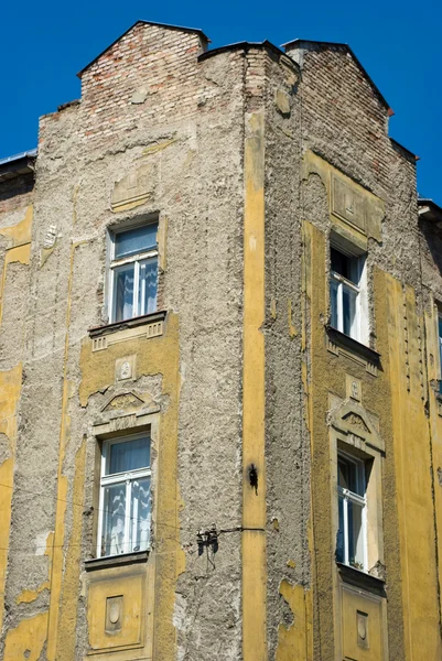 Old czech house fragment — Stock Photo, Image