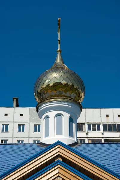 Cúpula de capilla ortodoxa rusa — Foto de Stock