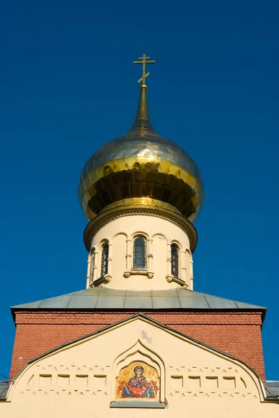 Cúpula da igreja ortodoxa russa — Fotografia de Stock