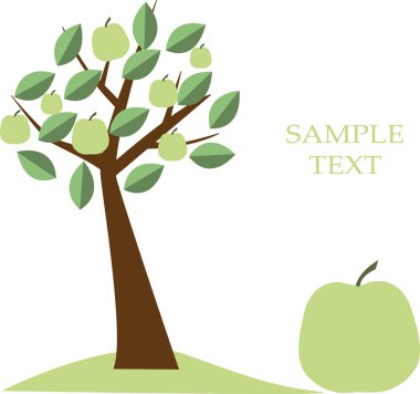 Apple tree clipart