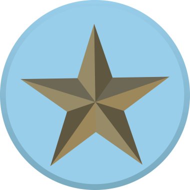 Bronze star clipart