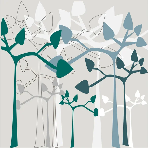 Forêt — Image vectorielle