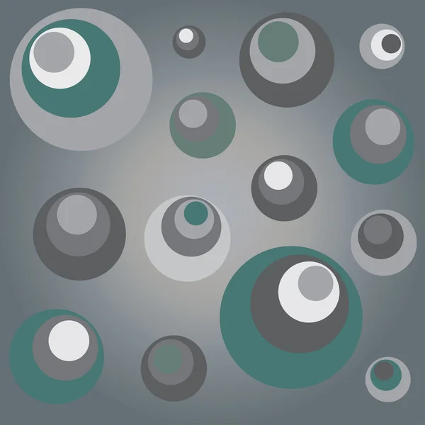 Grey circles — Stock Vector