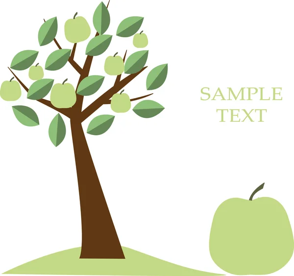 Apple tree — Stock Vector