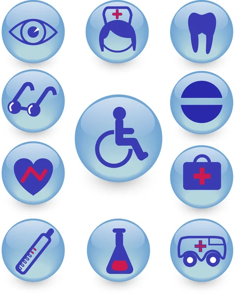 stock vector Medical buttons