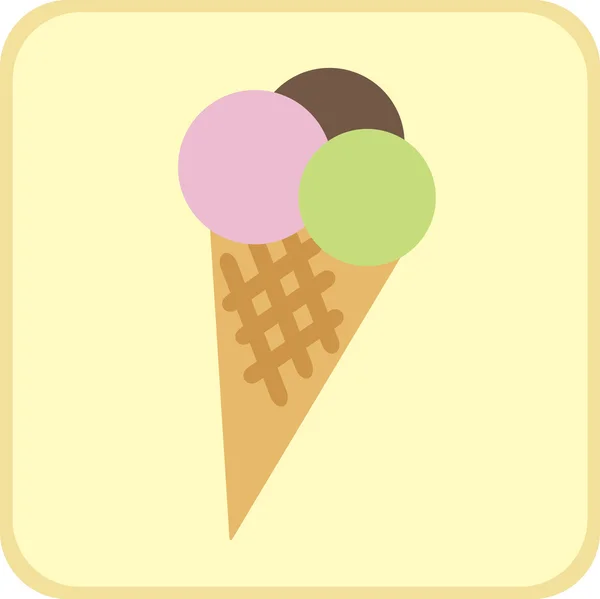 Maíz helado. — Vector de stock