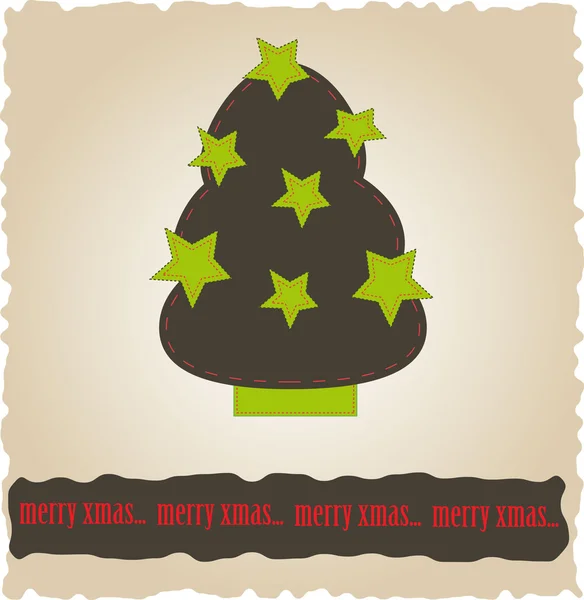 Χριστουγεννιάτικο δέντρο. — Διανυσματικό Αρχείο