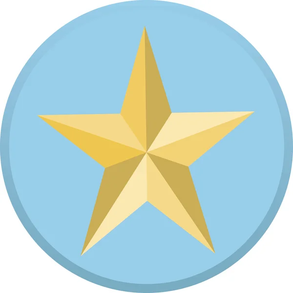 金の星 — ストックベクタ