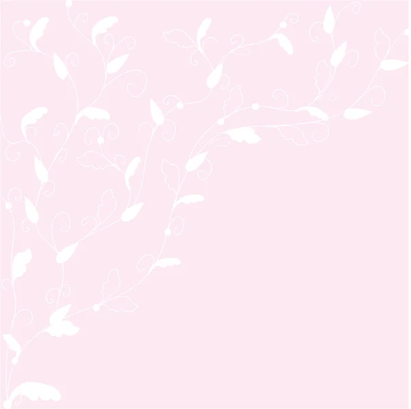 グリーティングカードの花の背景 — ストックベクタ