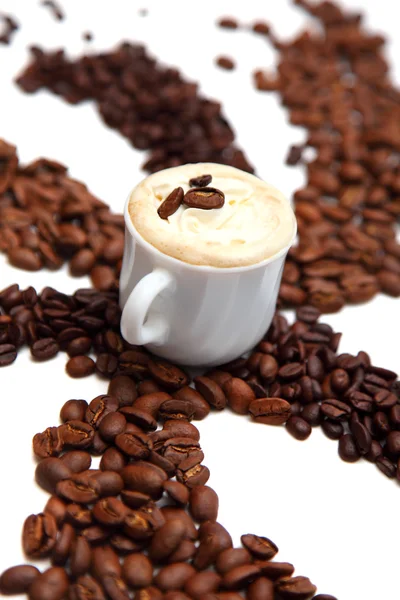 Koffie in kopje — Stockfoto