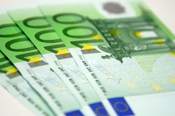 Billetes de 100 euros — Foto de Stock