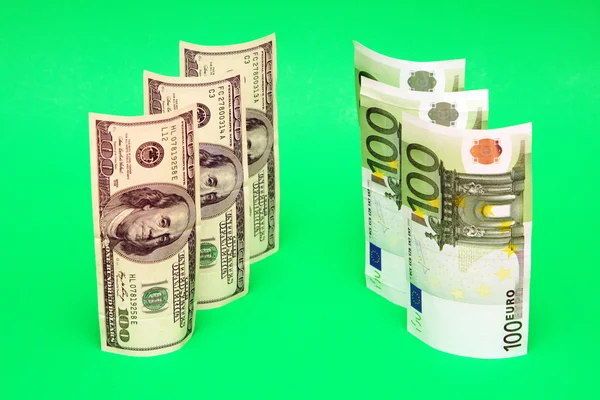 Euro vs dolar — Stock fotografie