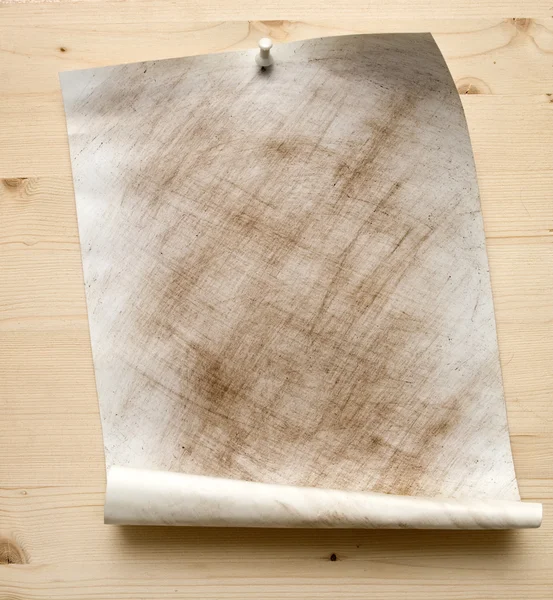 Grunge folha suja de papel — Fotografia de Stock