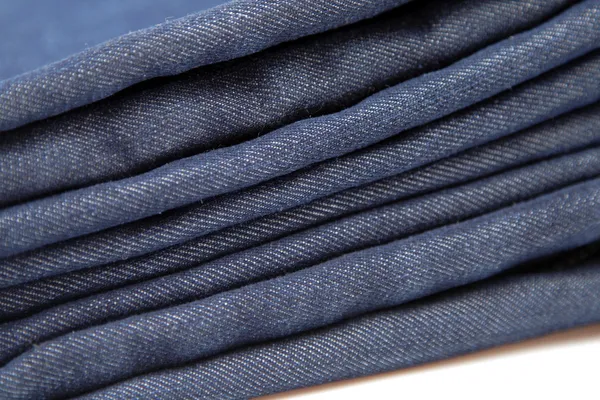 Calça jeans dobrada — Fotografia de Stock