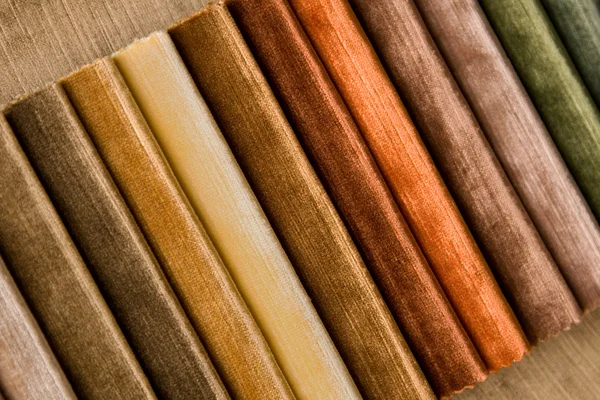 Gentle colors of velvet fabric — Stock Photo, Image