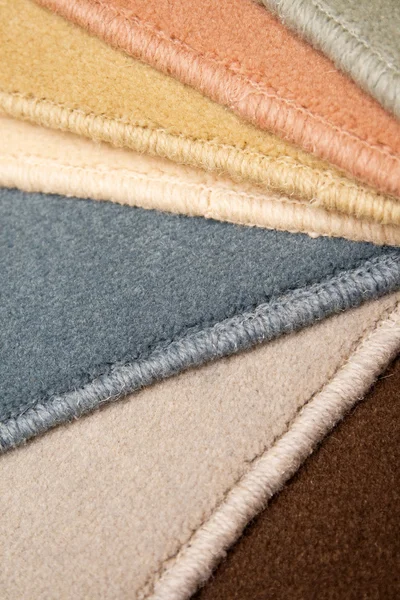 Muestras coloreadas de alfombra — Foto de Stock