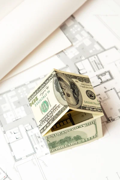 House made of money Royalty Free Stock Images
