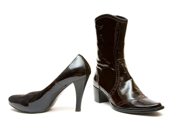 Leather shoes — Stock Photo, Image