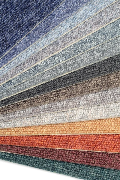 Muestras de alfombra de colores — Foto de Stock