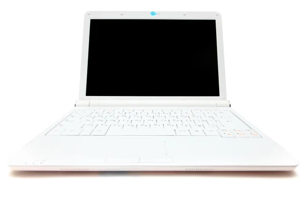 Белый мини ноутбук — стоковое фото