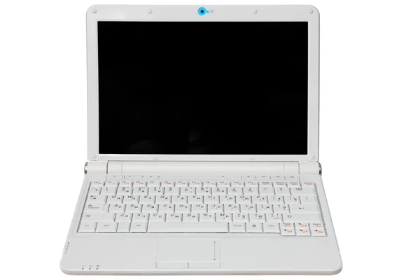 Білий комп'ютера — стокове фото