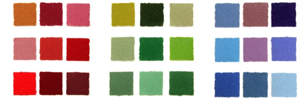 Kolorowe próbki — Zdjęcie stockowe
