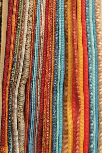 Красочные ткани — стоковое фото