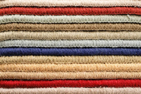 Каталог цветных ковров — стоковое фото