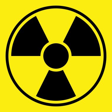 Radiation Warning Sign clipart