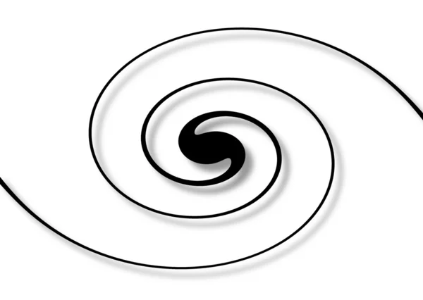 Spiral hvid - Stock-foto