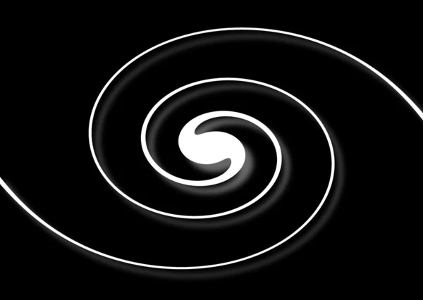 Черный спираль — стоковое фото