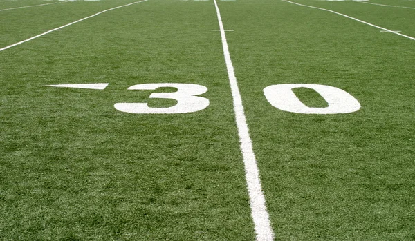 Football Field Thirty Royalty Free Stock Images
