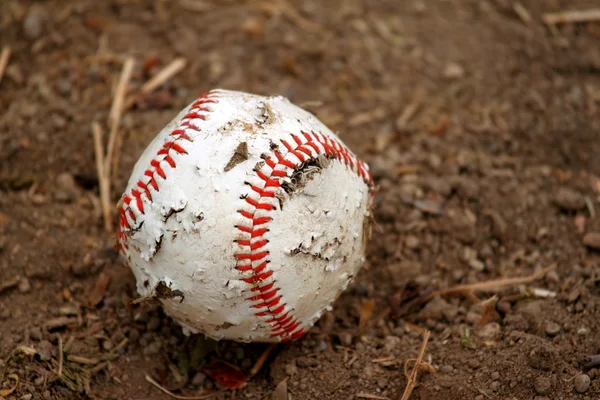 Gamla baseball — Stockfoto