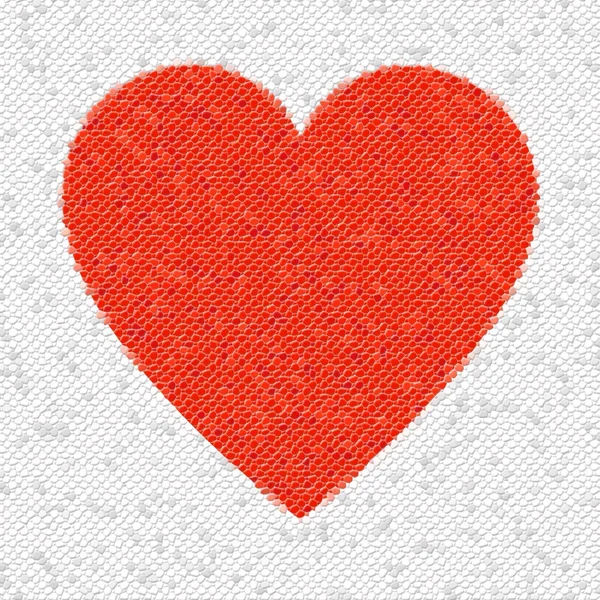 Heart Mosaic Octagons — Stock Photo, Image