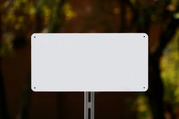 stock image White Sign