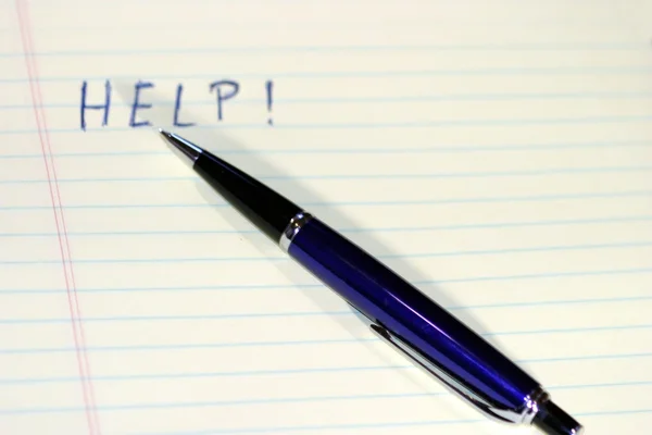 Pen Help — Stockfoto