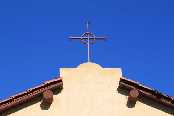 Церква хрест — стокове фото