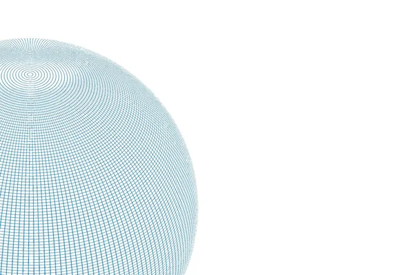 Drót globe félig fehér vissza nem — Stock Fotó