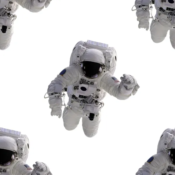 Астронавт безшовного фону — стокове фото