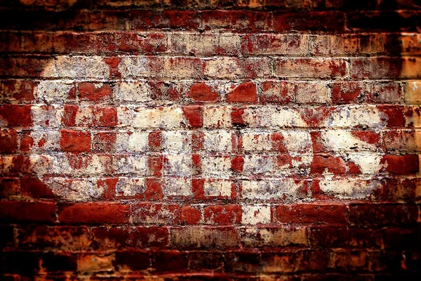 Кирпичная стена Чипса — стоковое фото