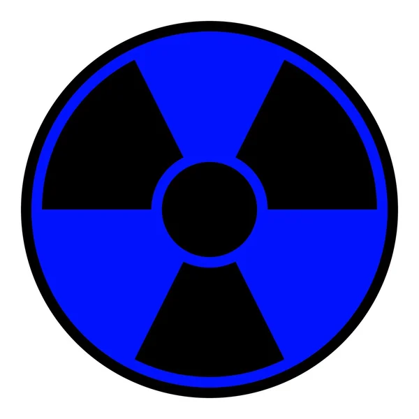 Radyasyon uyarı işareti — Stok fotoğraf
