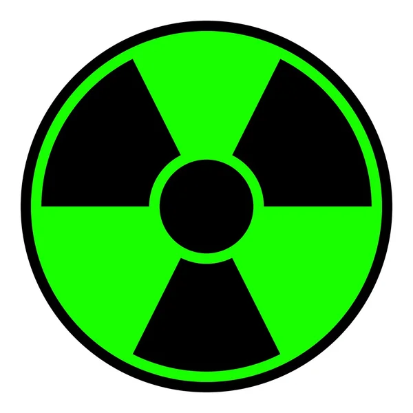 放射線の警告サイン — ストック写真